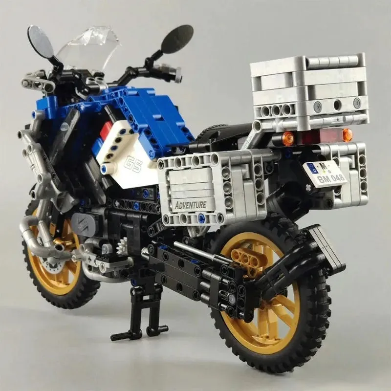 MOC Classic BMW R1250 GS HP Motorcycle Bricks Toy