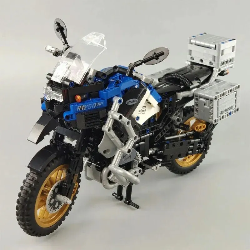 MOC Classic BMW R1250 GS HP Motorcycle Bricks Toy