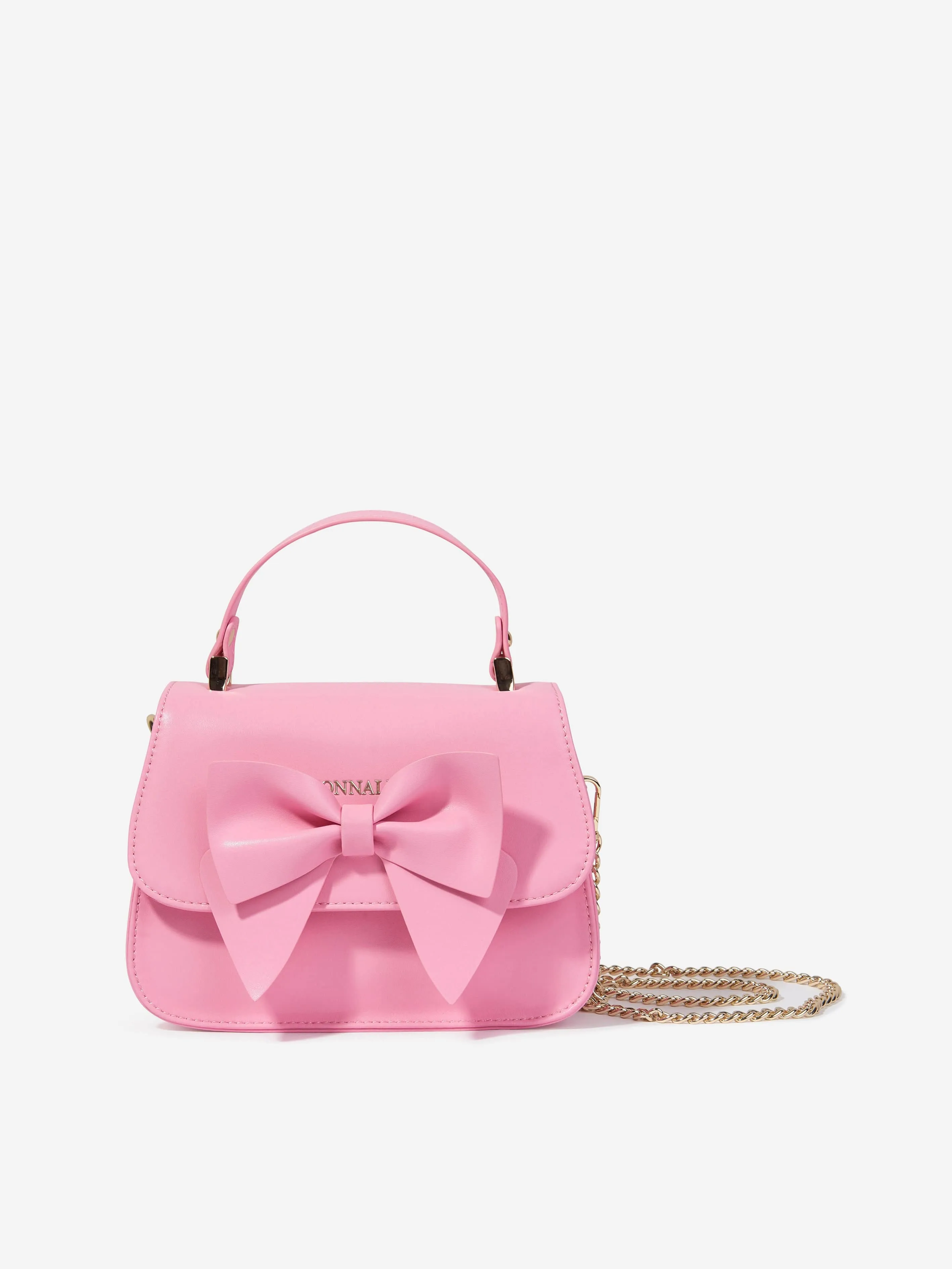 Monnalisa Girls Bow Handbag in Pink