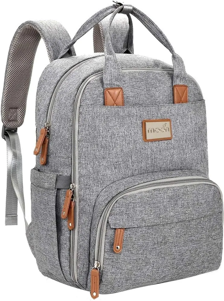 Moon Kary Me Diaper Bags Grey