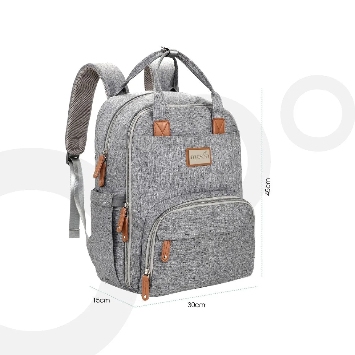 Moon Kary Me Diaper Bags Grey