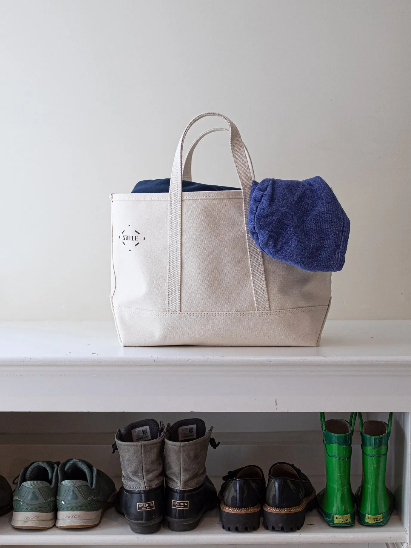 Natural Canvas Tote Bag - Small