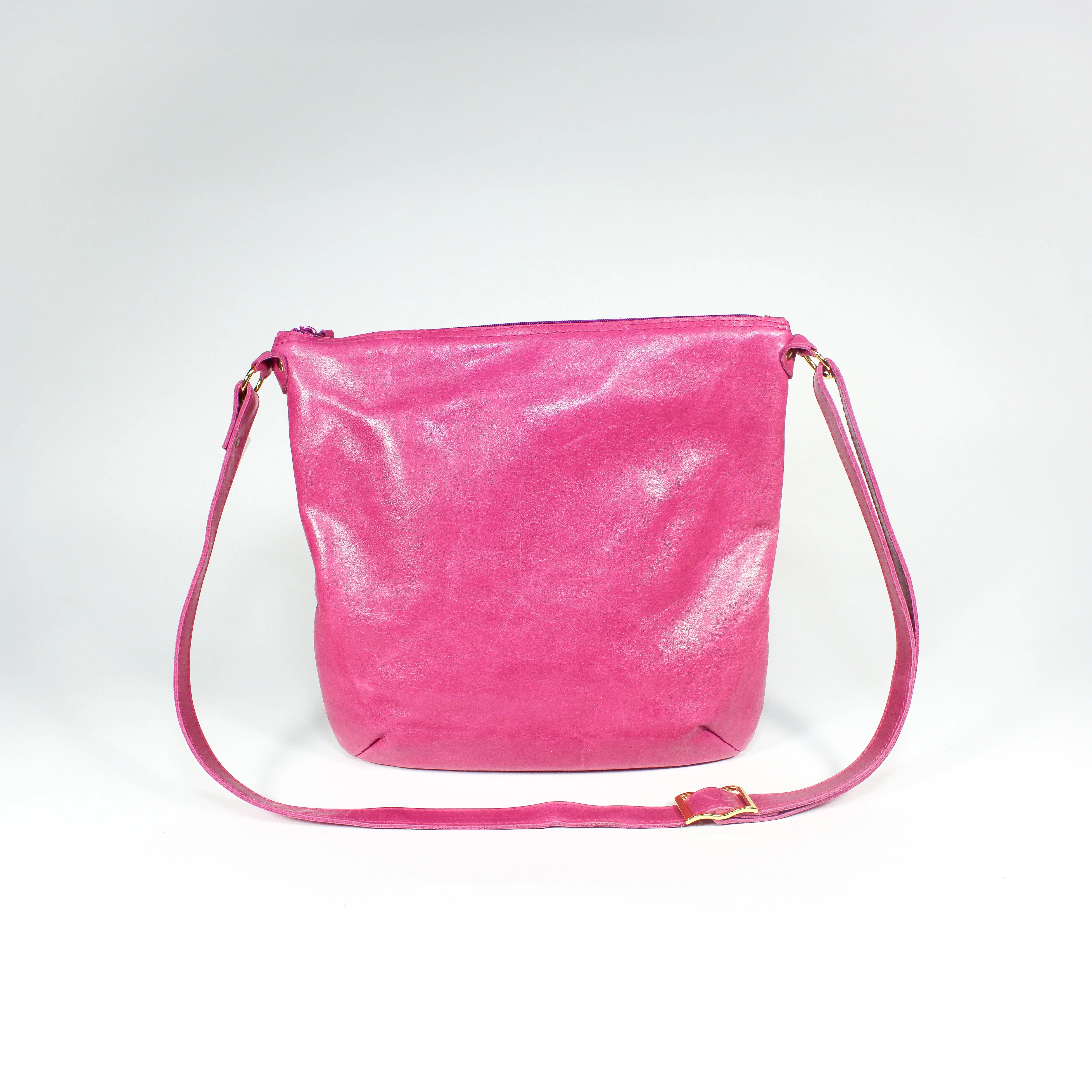 NEW! Molly Leather Crossbody Bag by Vicki Jean