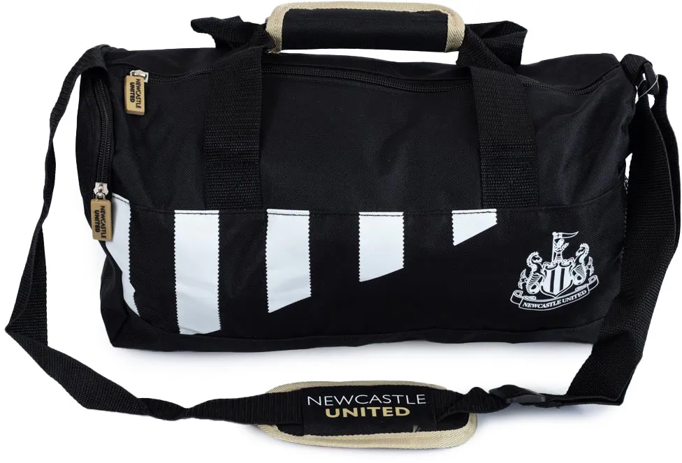 Newcastle United Stripe Small Holdall - Black