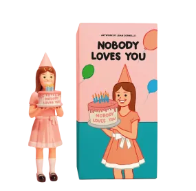 Nobody Loves You Birthday Vinyl Art Toy by Joan Cornellà