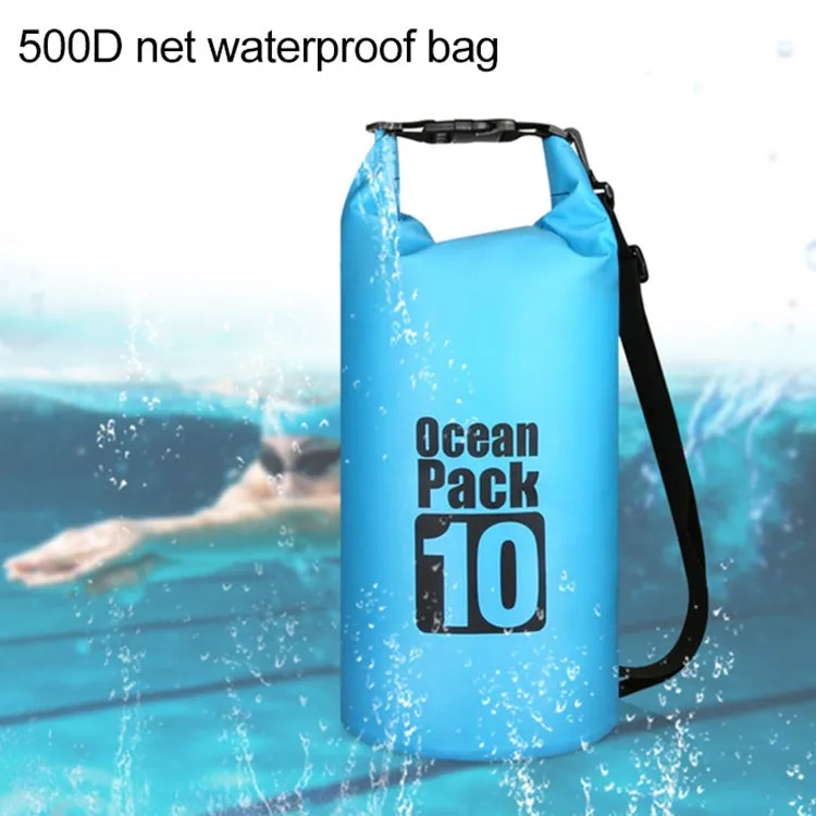 Outdoor Waterproof Bag Dry Sack PVC Barrel Bag, Capacity: 2L (Pink)