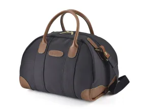 Overnighter Bag - Black FibreNyte / Tan Leather