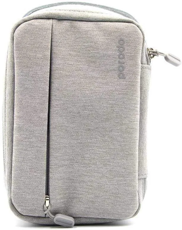 Porodo 8.2" Convenient Storage Bag IPX3 Water-Resistant Fabric (Without USB Port) - Gray