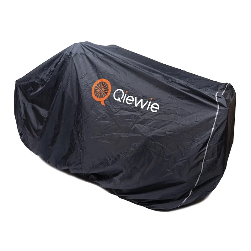 Qiewie Cargo bike Cover Superior - suitable for the Babboe Big | Black