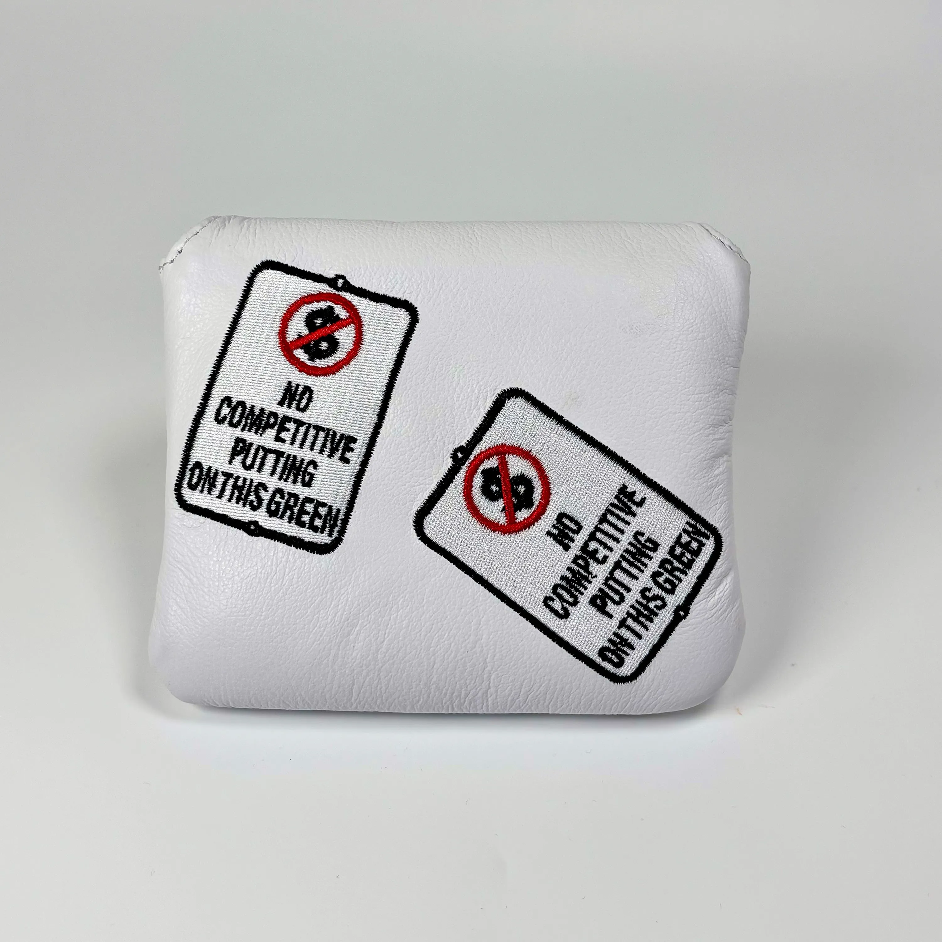 "No Competitive Putting" Putter Headcover