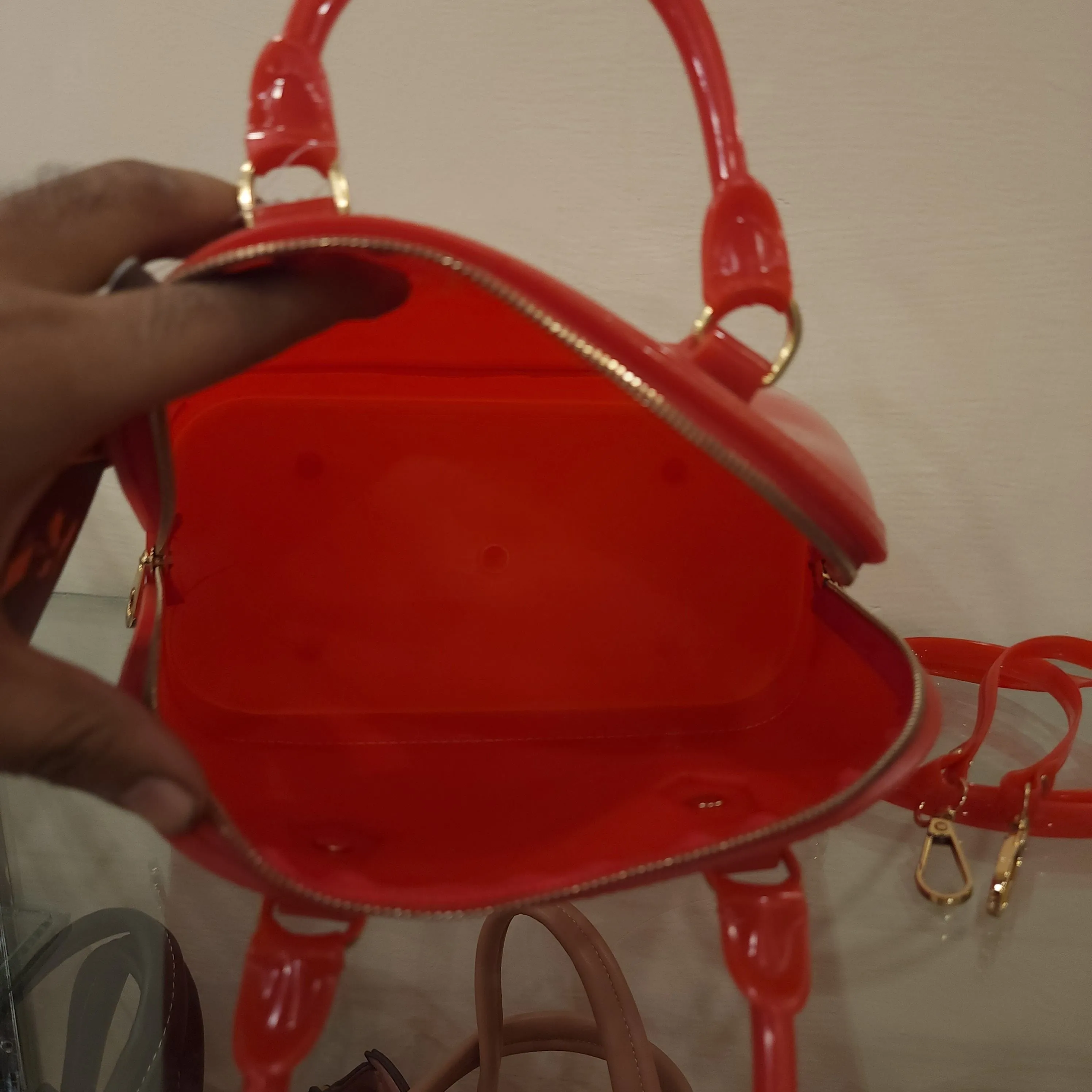 Red Jelly Handbag