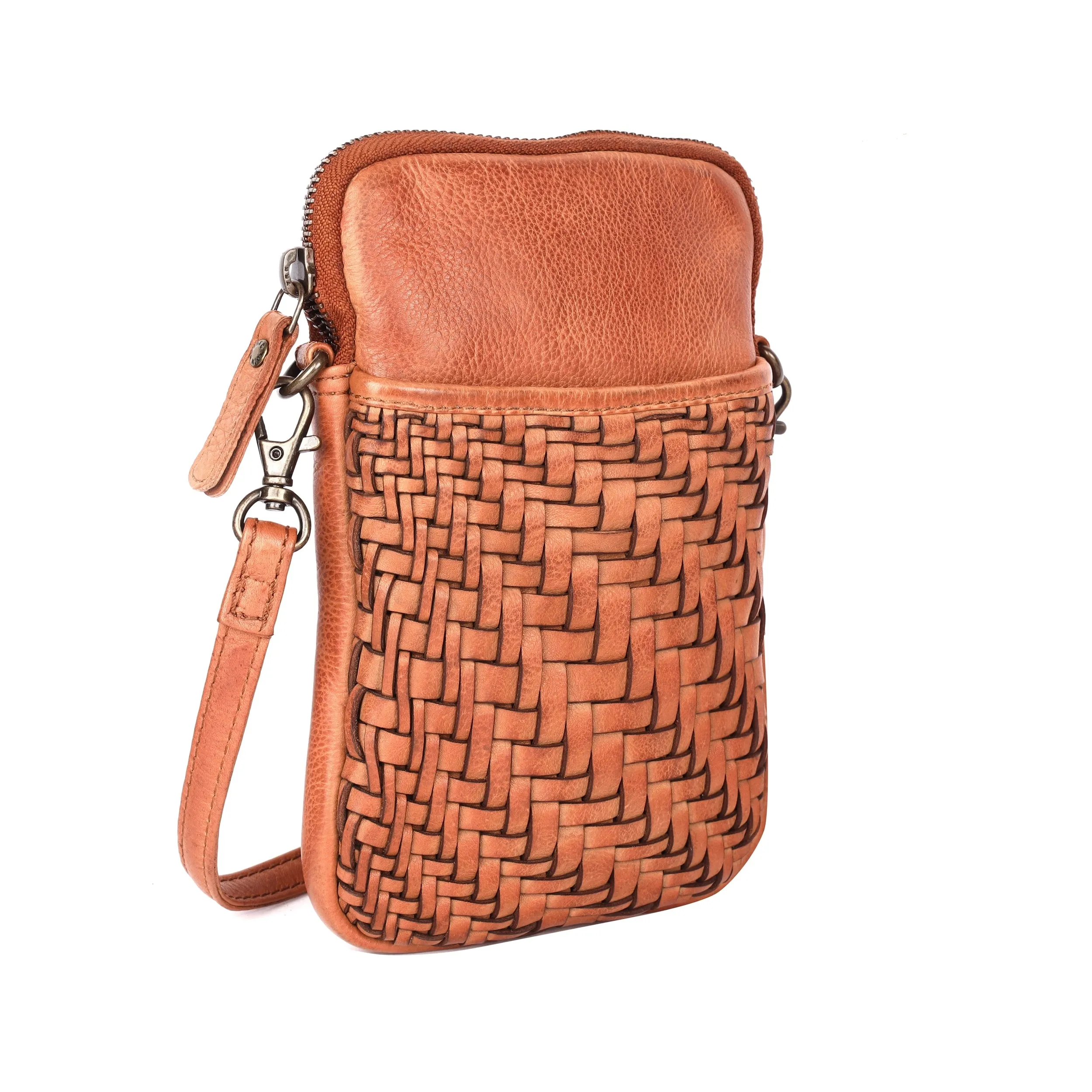 Rosebery Phone Bag - Cognac