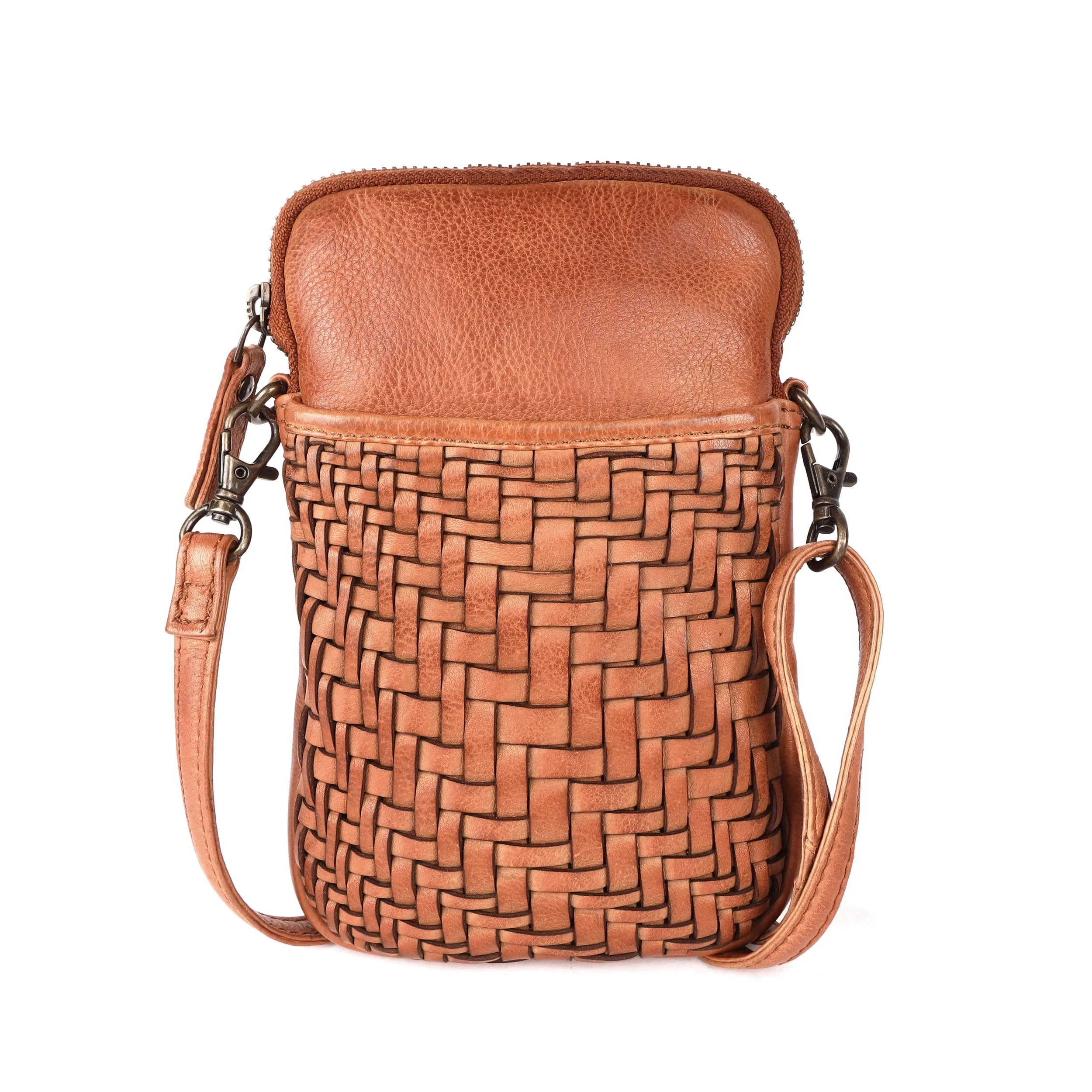 Rosebery Phone Bag - Cognac