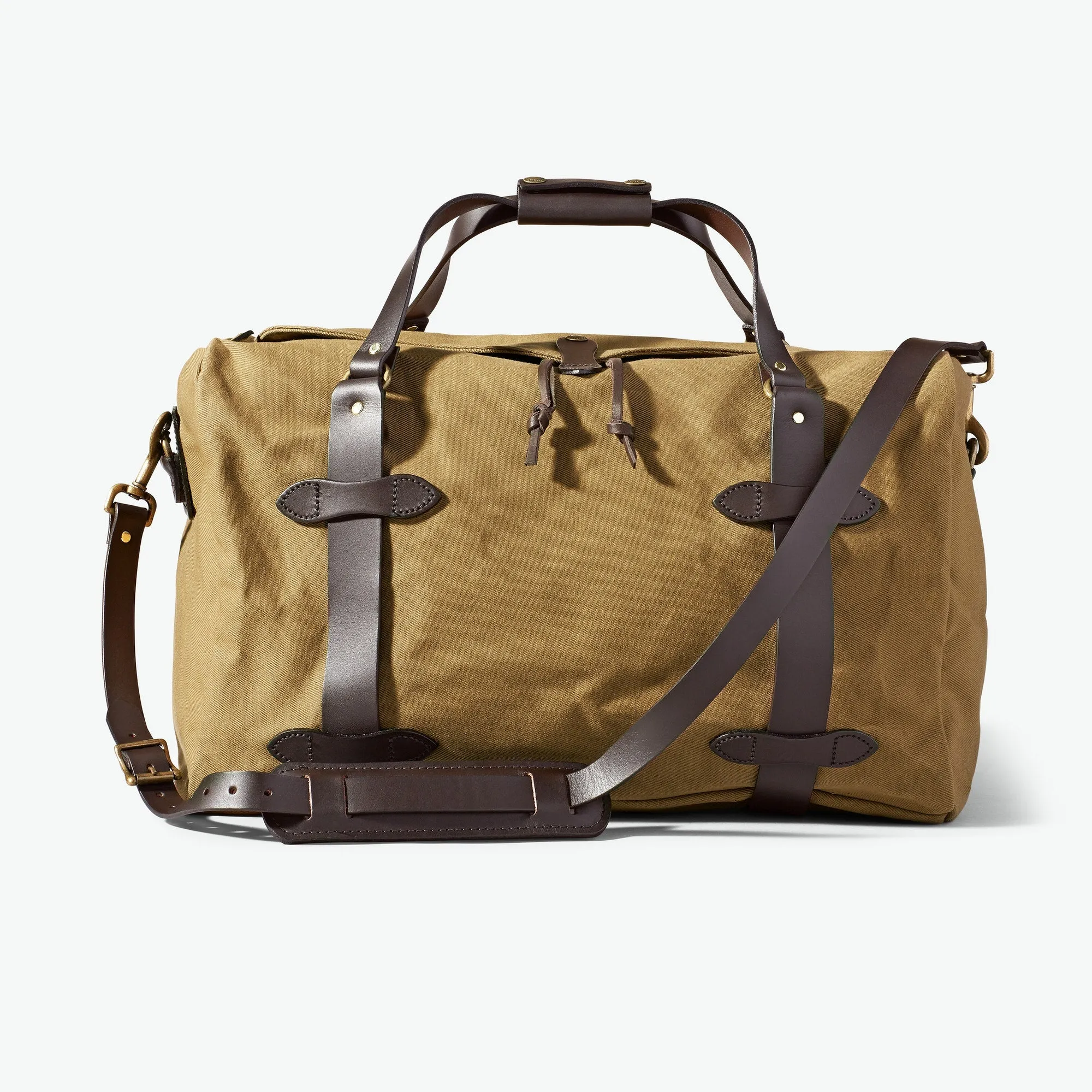 Rugged Twill Medium Duffle - Dark Tan