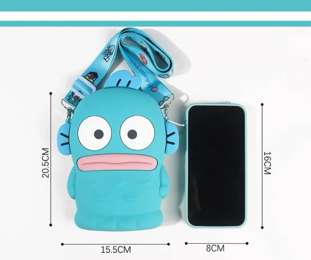 Sanrio Hangyodon Silicone Bag | Can put in smart phone