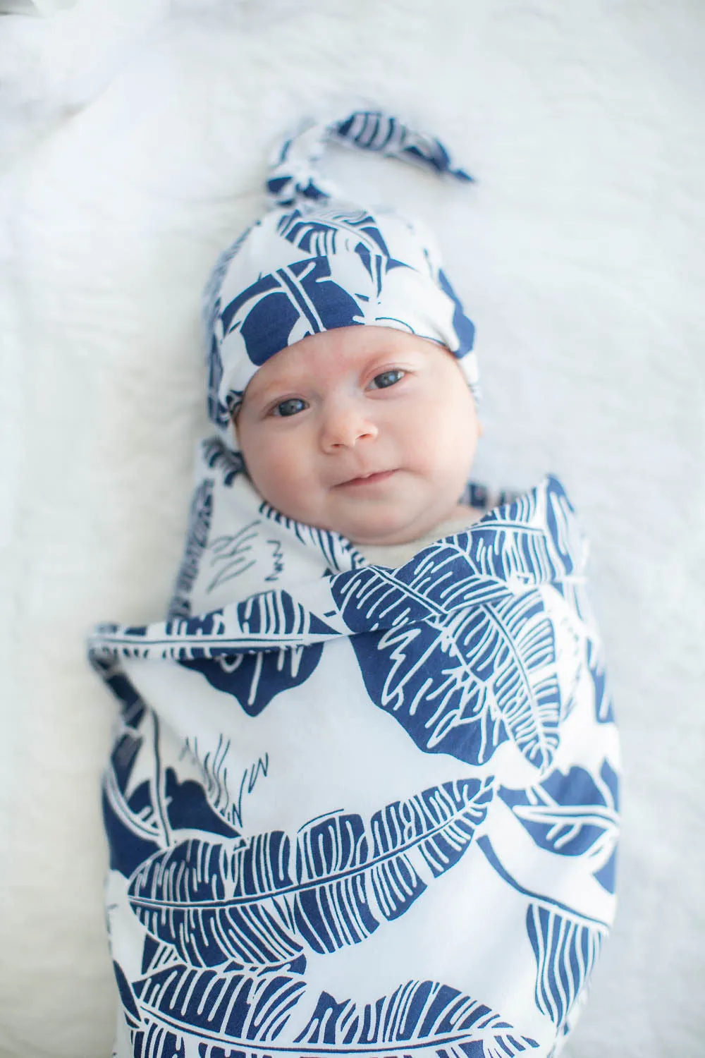 Serra Pregnancy Robe & Swaddle Blanket & Hat Set