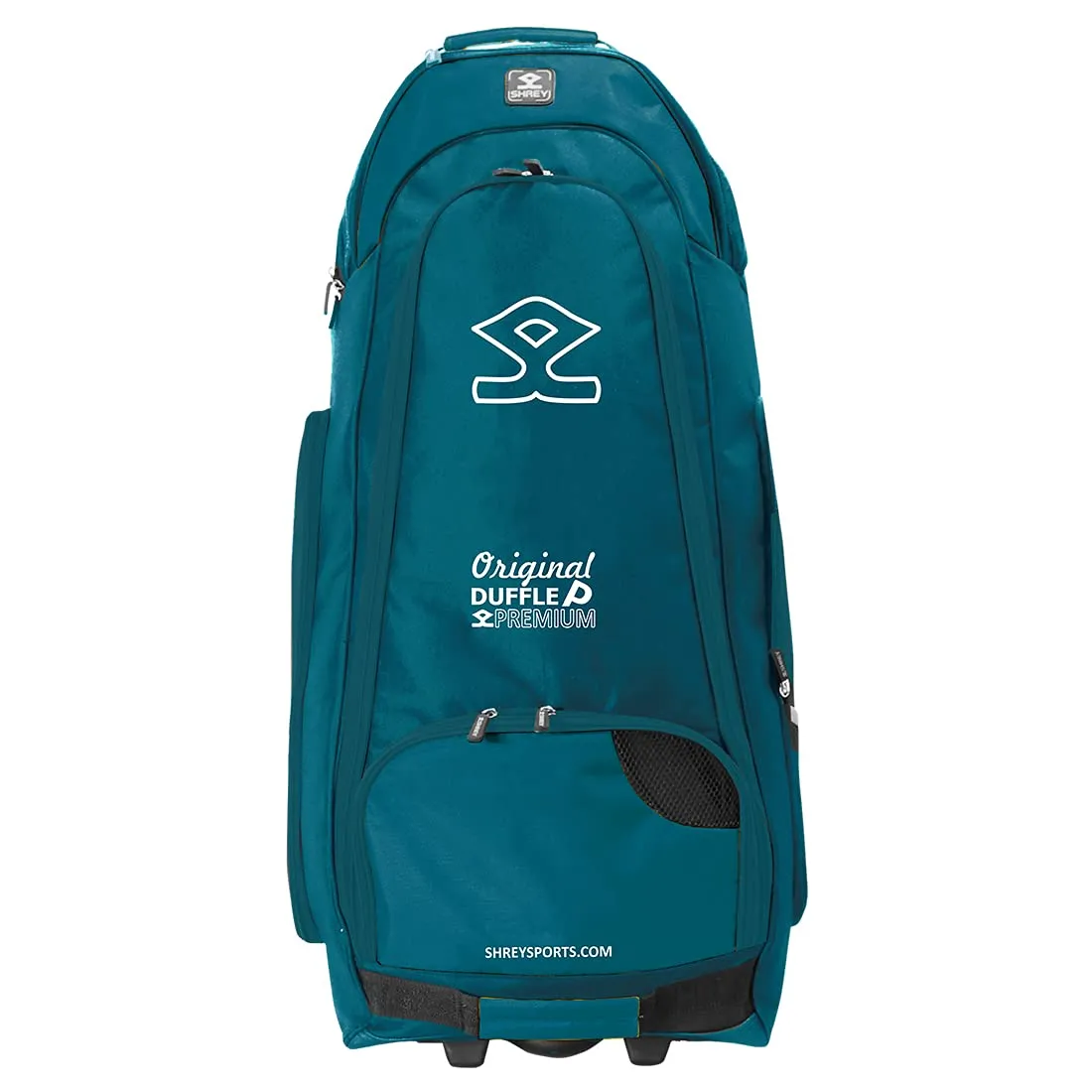 Shrey 1780 Pro Premium Duffle bag - DarkTeal & Yellow