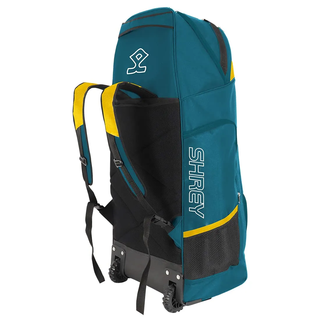 Shrey 1780 Pro Premium Duffle bag - DarkTeal & Yellow