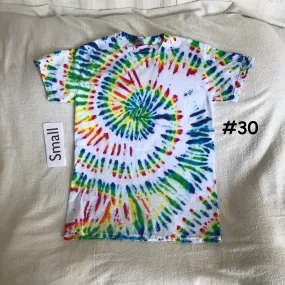 Small Crystal Rainbows Tie-Dye Tee  #30