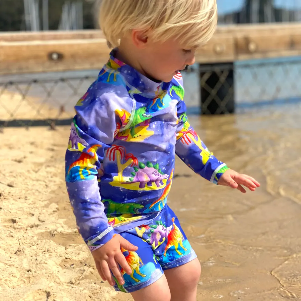 Space Dinosaurs Swim Shorts