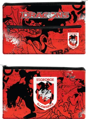 St. George Dragons NRL Neoprene Pencil Case