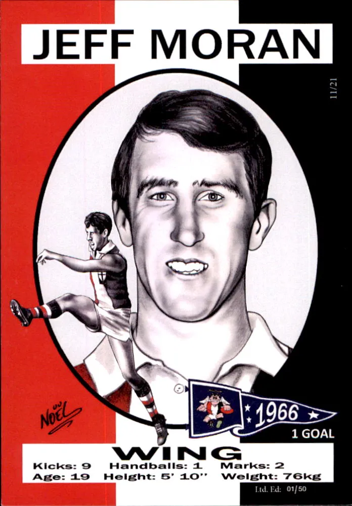 St Kilda Saints 1966 Premiers Card Set by Noel