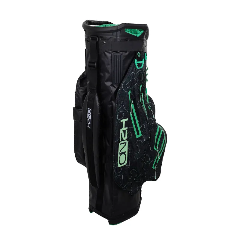 SUN MOUNTAIN 9" H2NO Lite Cart Bag (Black/Green)