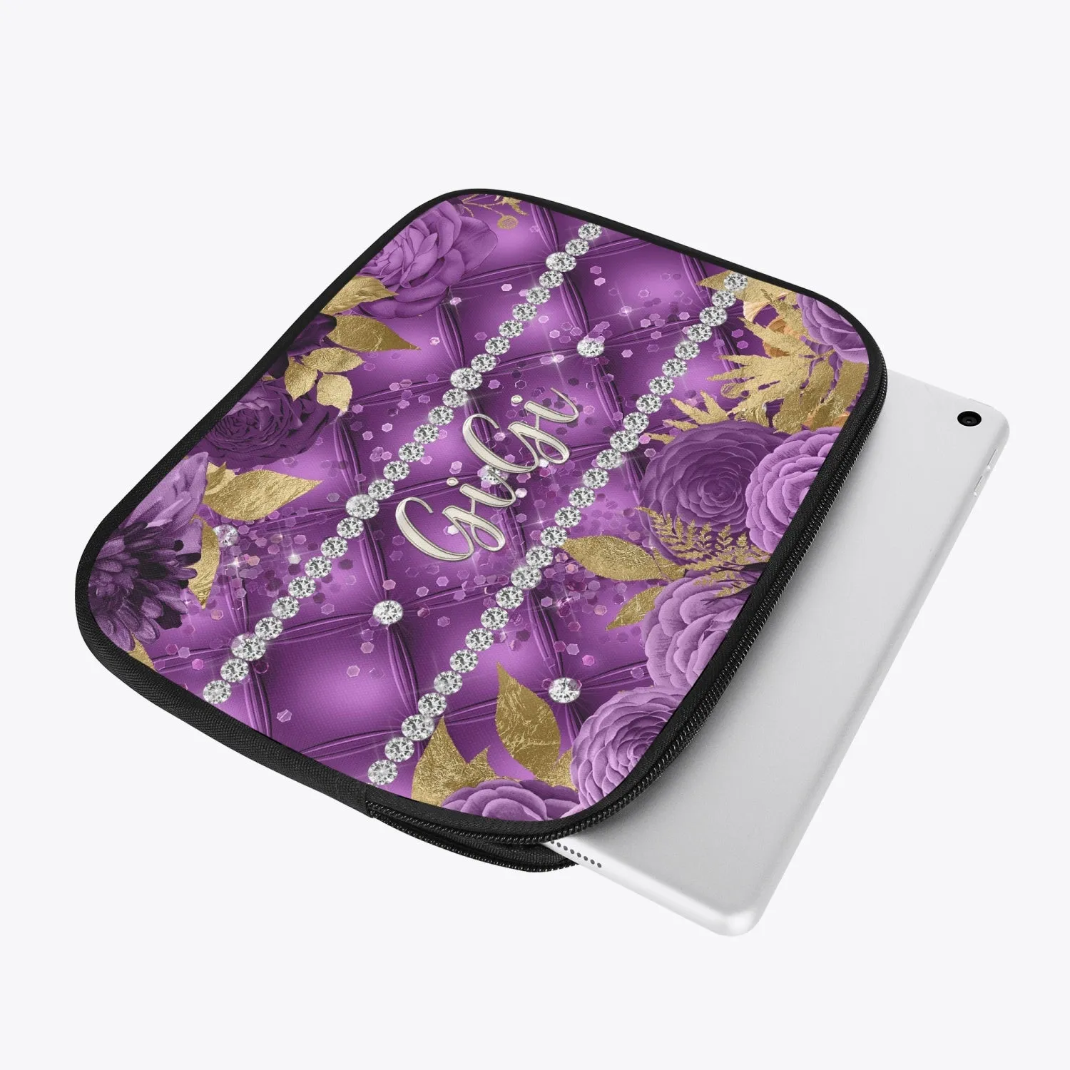 Tablet Sleeve - Purple Floral - GiGi