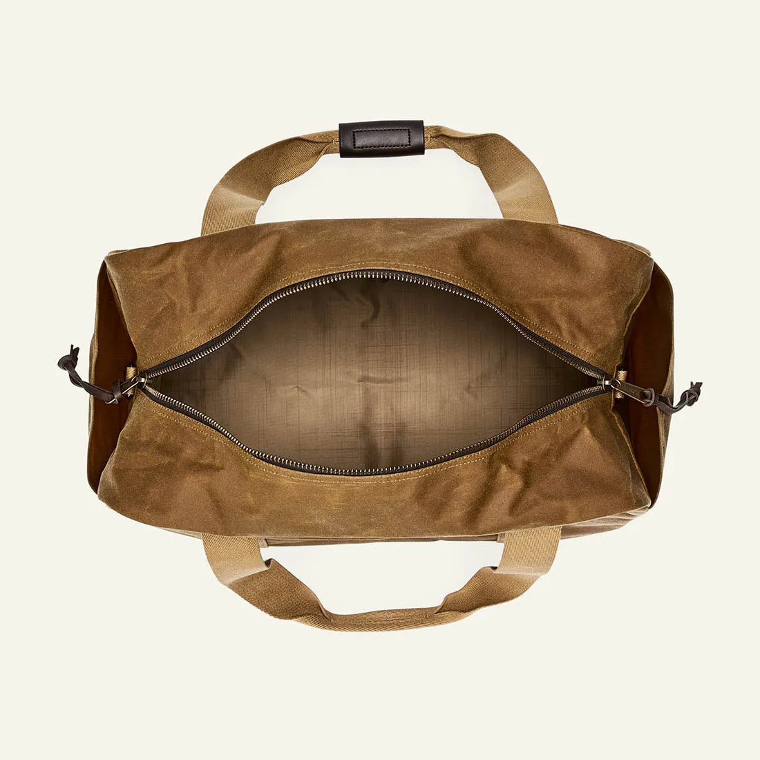 Tin Cloth Medium Duffle Bag - Dark Tan