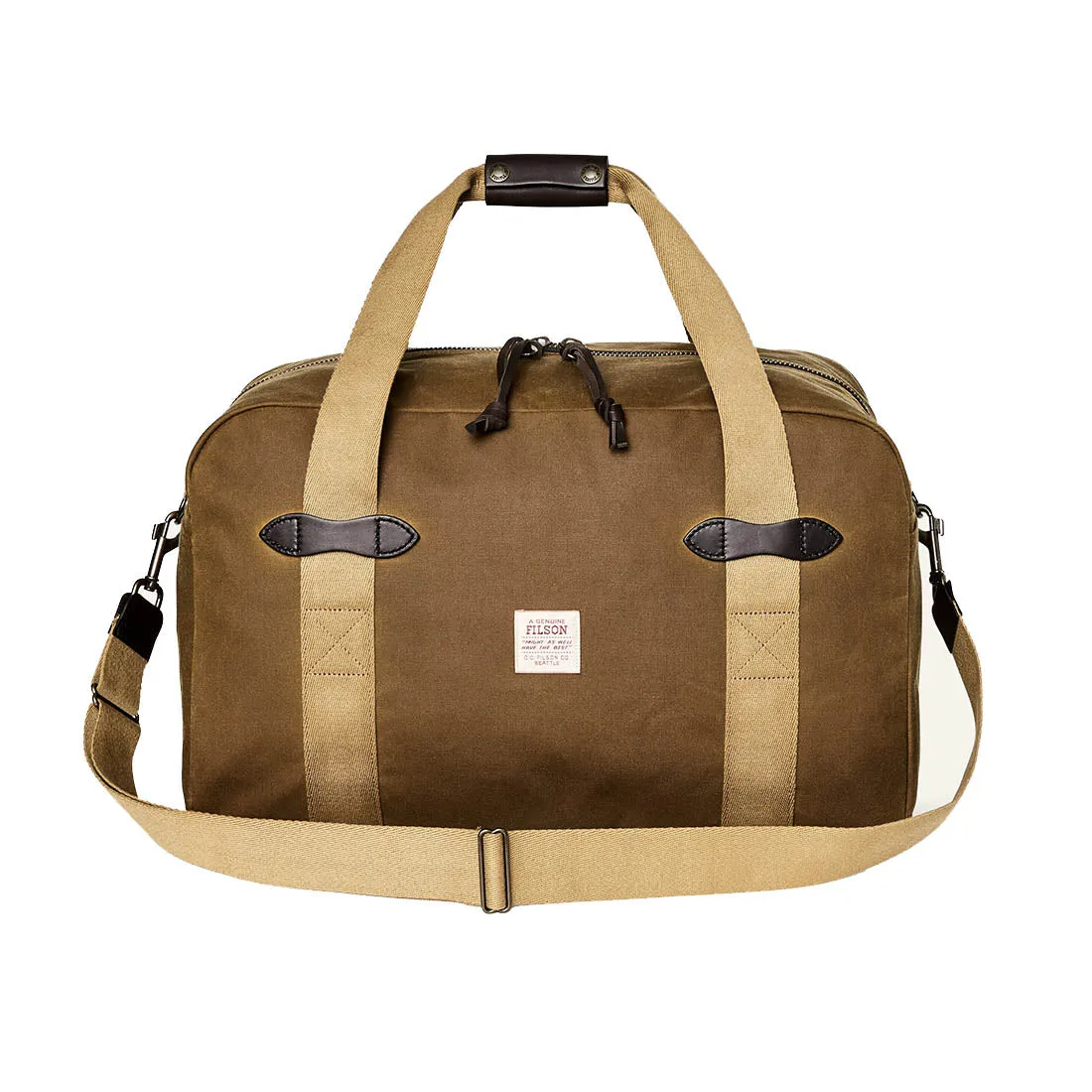 Tin Cloth Medium Duffle Bag - Dark Tan