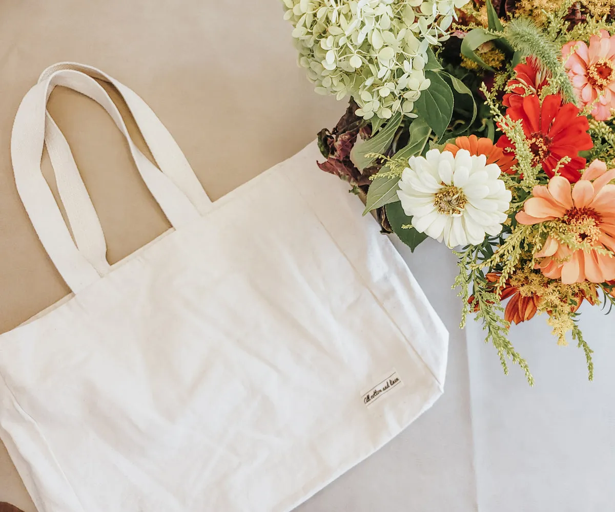 Tote Bag - Grocery Shopping Bags - Canvas Tote Bags