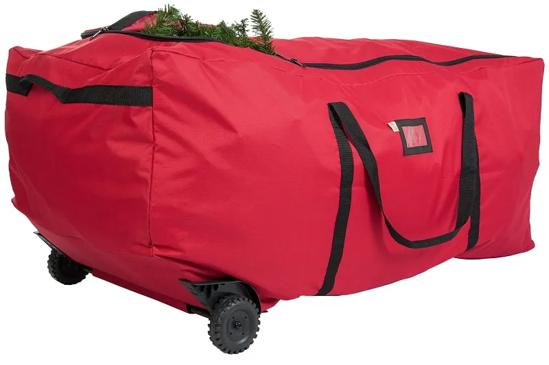 Treekeeper SB-10237 EZ Rolling Storage Duffel, XL, 6 to 9 ft Capacity, Polyester, Red :EA: QUANTITY: 6