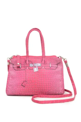 Trompe L'oeil Croco Crossbody