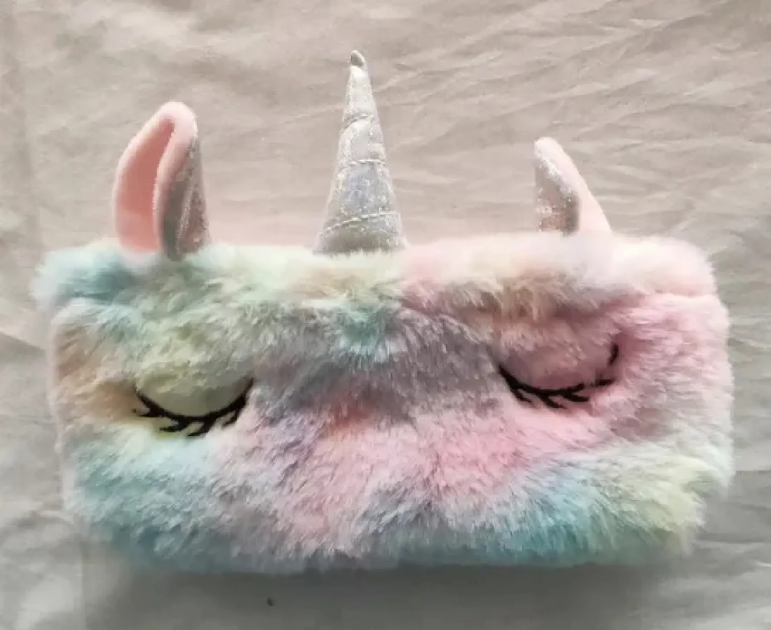 Unicorn Plush Pencil Case Random Design