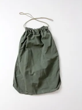 vintage U.S. Army drawstring bag