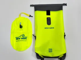 Waterproof Backpack 30 Liter - Fluorescent Green