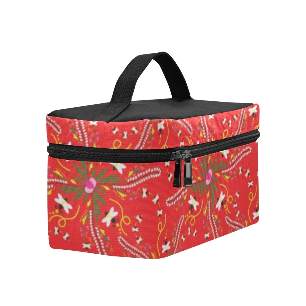 Willow Bee Cardinal Cosmetic Bag/Large