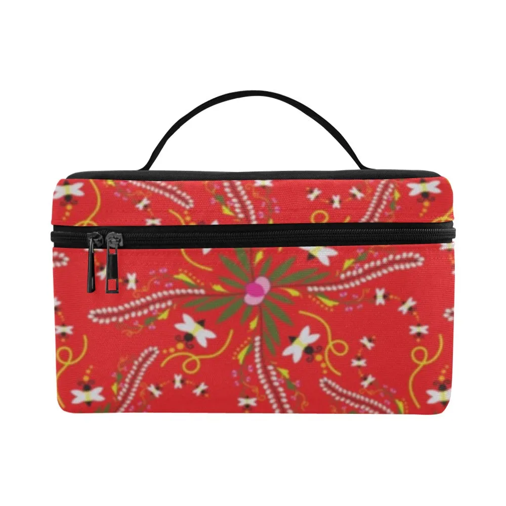 Willow Bee Cardinal Cosmetic Bag/Large