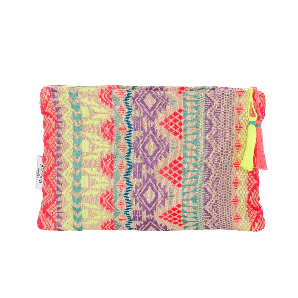 Yellow & Pink Miami Pouch